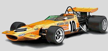 Scalextric C3545A - McLaren M7C #10 - Bruce McLaren - '69 Nürburgring - Legends Limited Edition