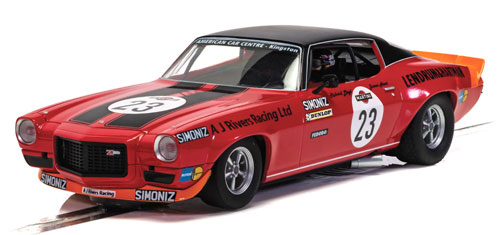 Scalextric C4216 - Chevy Camaro Z28 #23 - James Hunt - '73 Spa - Click Image to Close