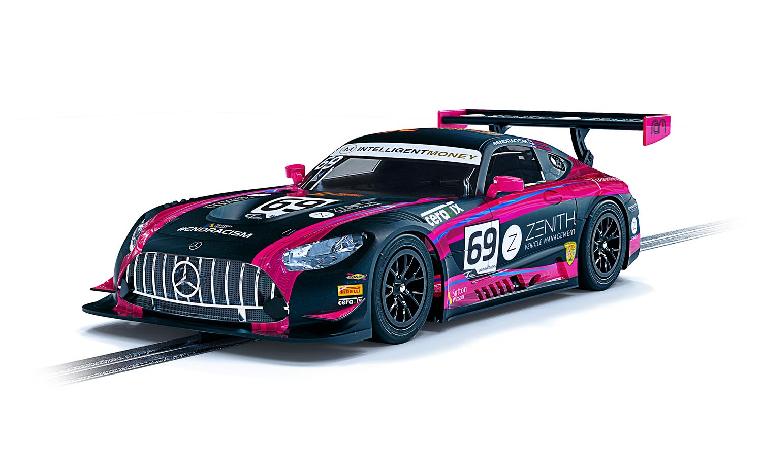 Scalextric C4242 - Mercedes AMG GT3 - British GT 2020 - De Haan & KuJala