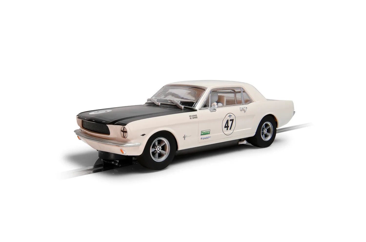 Scalextric C4353 - Ford Mustang - Bill and Fred Shepherd - Goodwood Revival