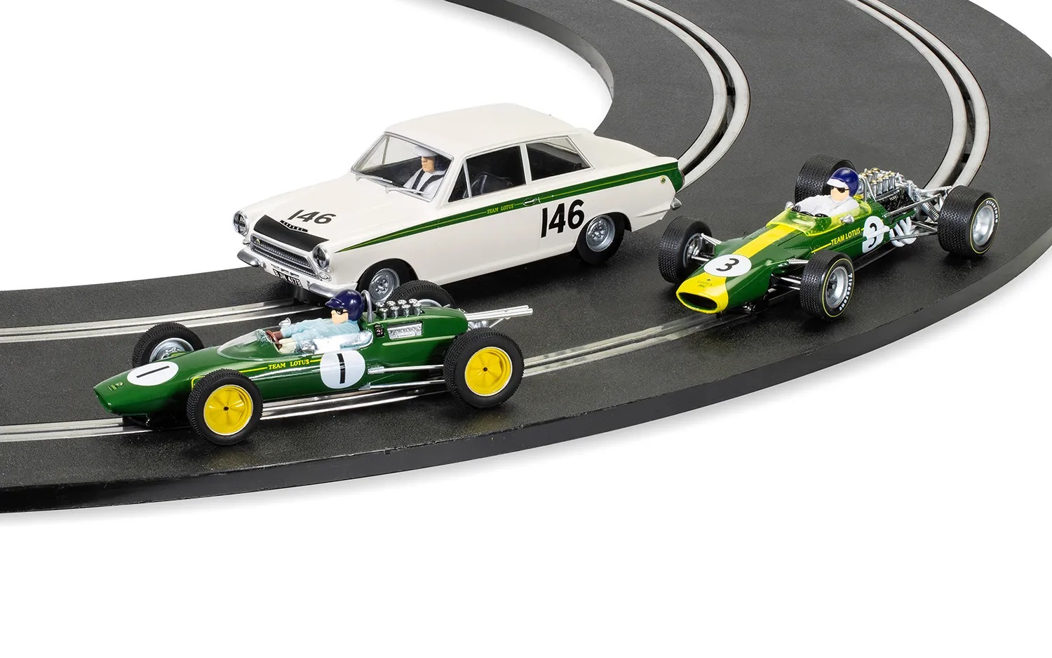 Scalextric C4395A - The Legend of Jim Clark - TRIPLE PACK