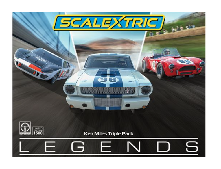 Scalextric C4619A - PRE-ORDER NOW! - Ken Miles TRIPLE PACK