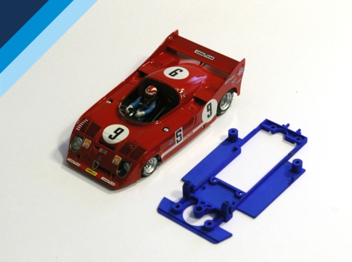 Olifer C760032 - PRE-ORDER - Chassis for SRC Alfa Romeo 33TT12 - use with Slot.it SW