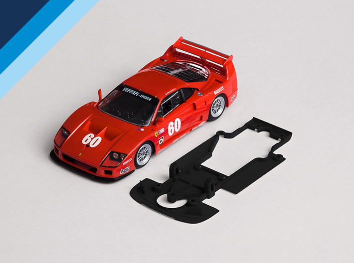 Olifer C940101 - Chassis for Fly Ferrari F40 - use with Slot.it AW