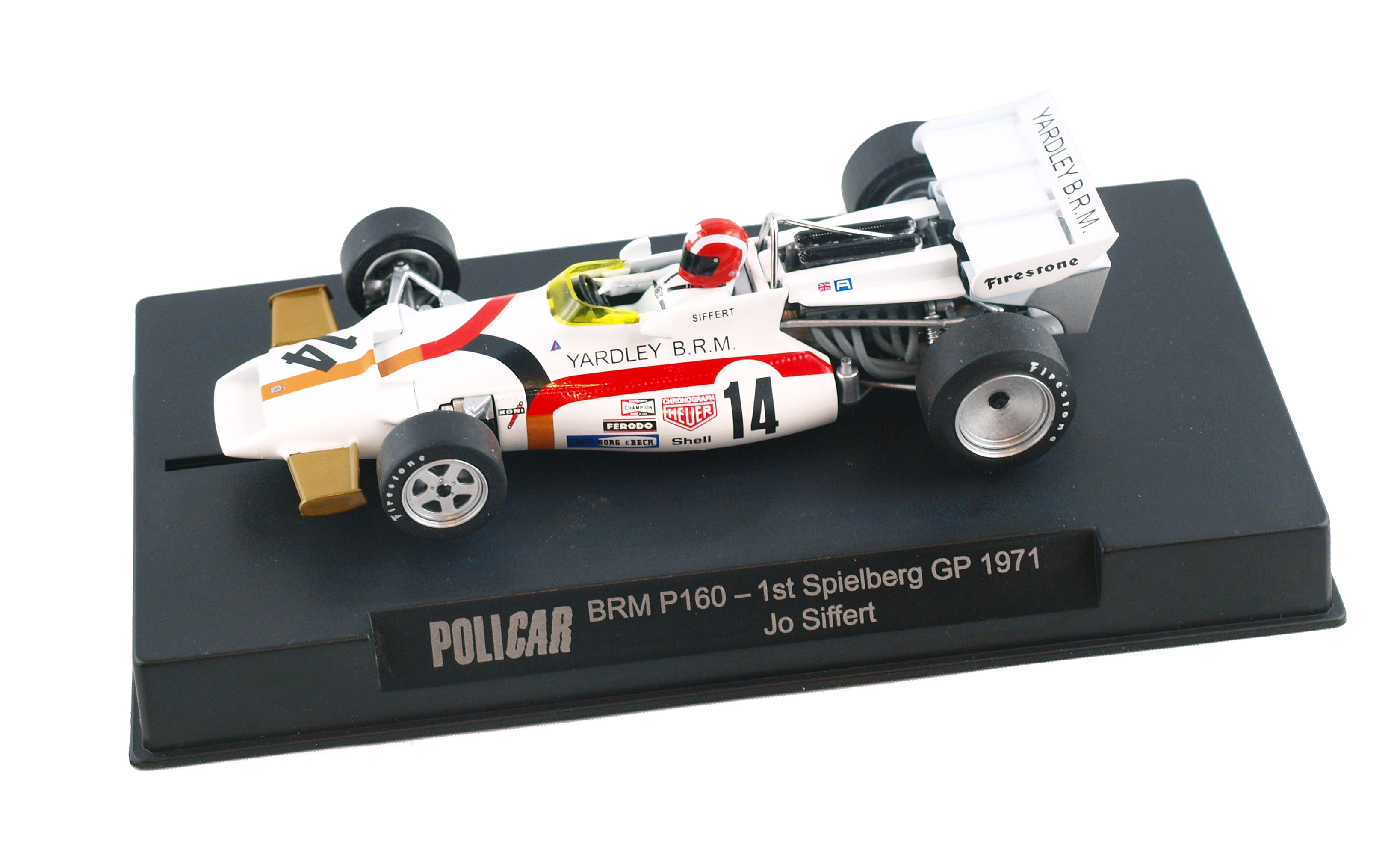 Policar PCAR08A - BRM P160 - Jo Siffert #14 - '71 Spielberg GP Winner