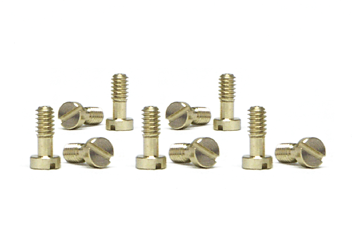 Slot.it CH53 - Brass Screws - 2.2 x 5.3mm - Small Head - pack of 10