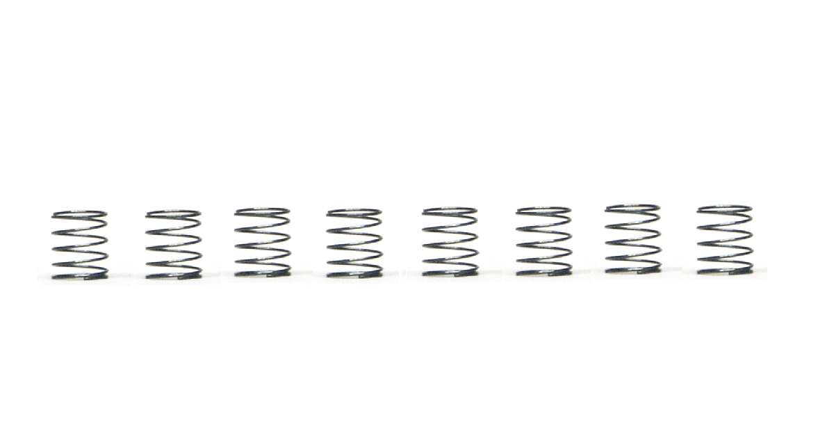 Slot.it CH55C - Ultra-Soft Springs - for use with Suspension Kit CH47B - pack of 8