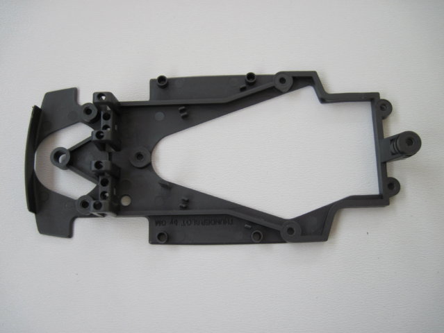 Thunderslot CHS003S - Chassis - for McLaren M6 - Dark Grey / Extra Hard