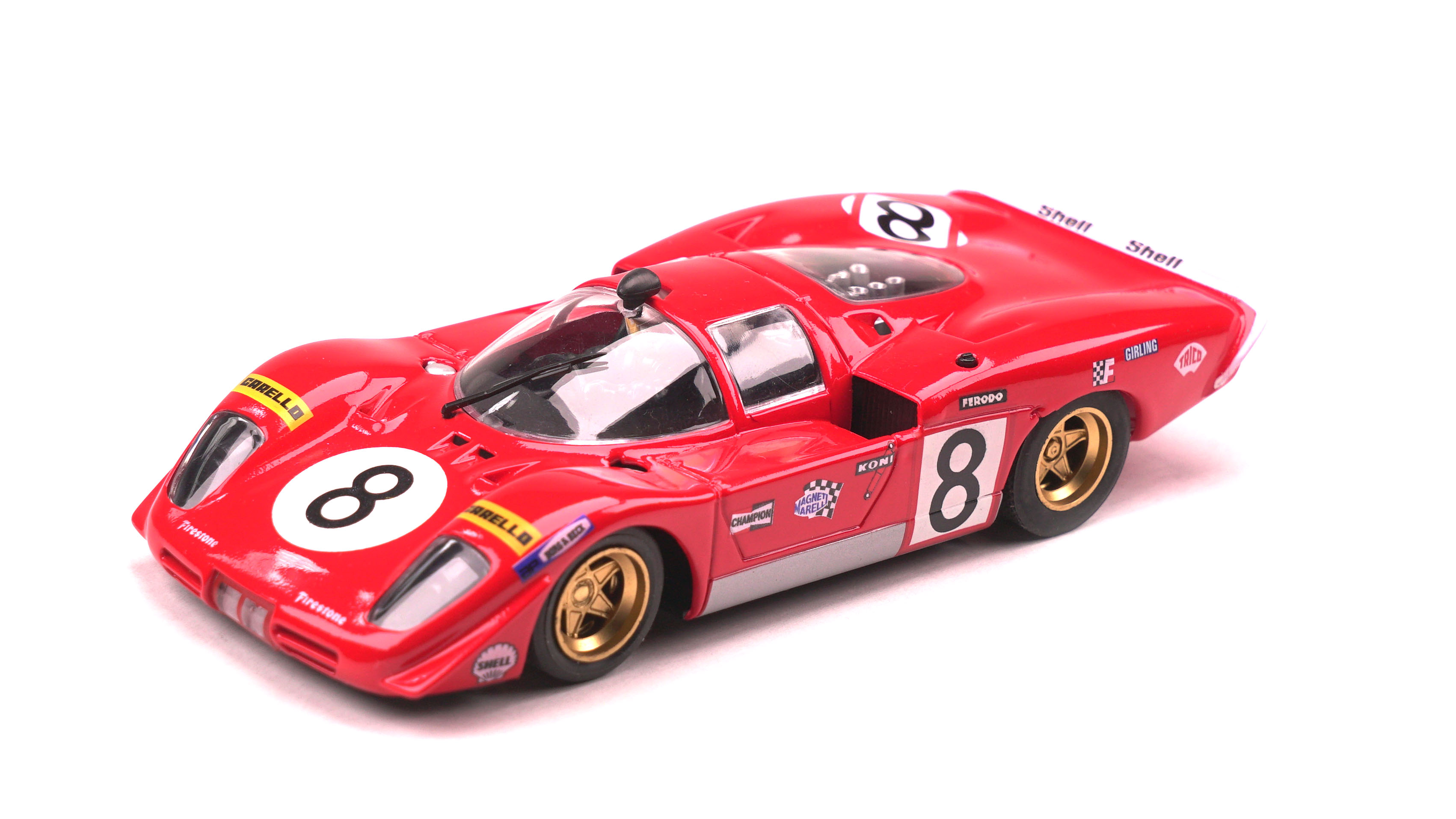 Fly 707102 - Ferrari 512S Coda Lunga - '70 Le Mans #8