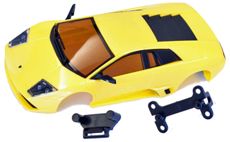 Kyosho DSP2020106 Body kit, Lamborghini, yellow, 1/43 scale