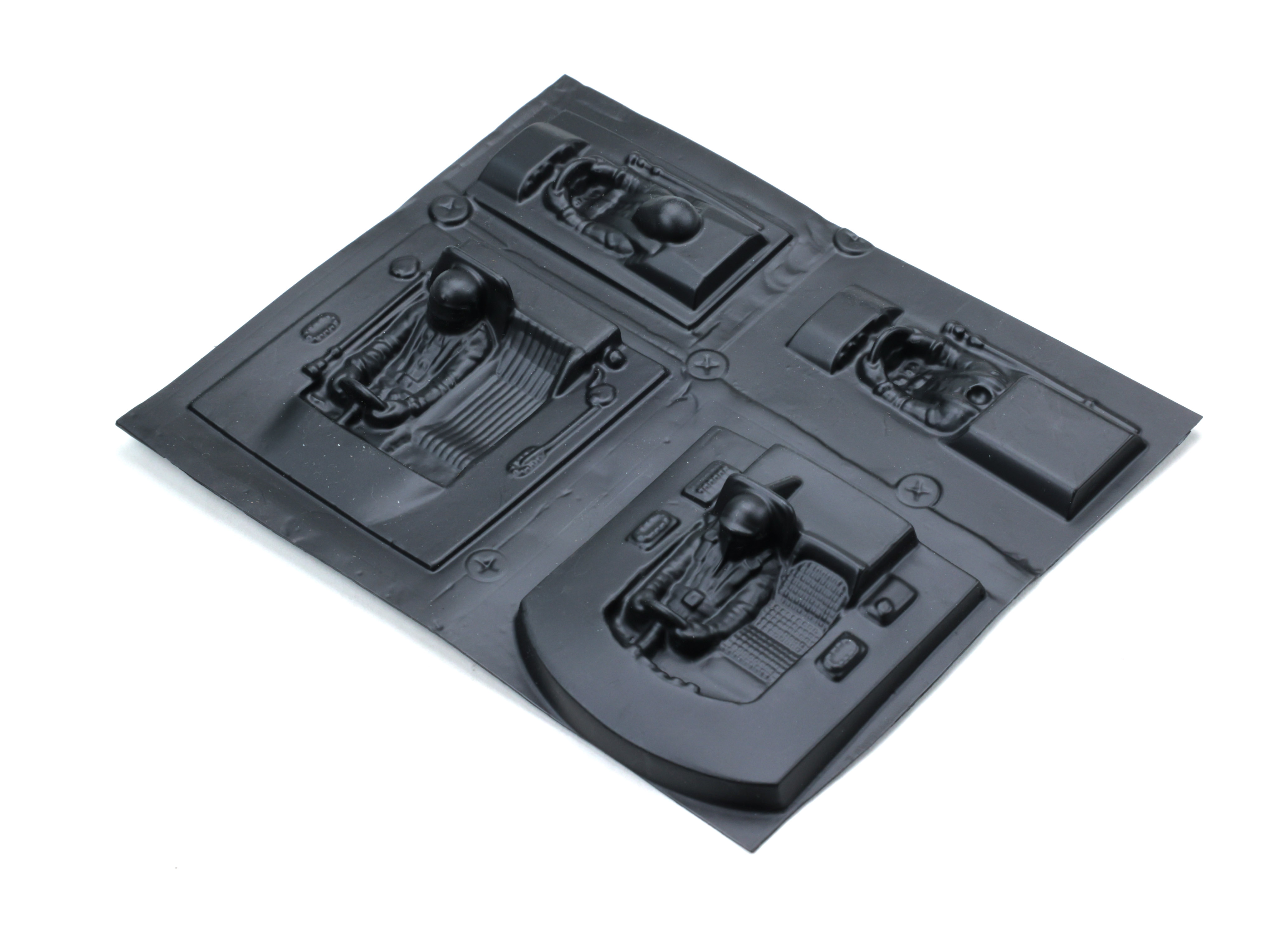 ELE-02 Vacuum formed 1/24 scale interiors, set of 4