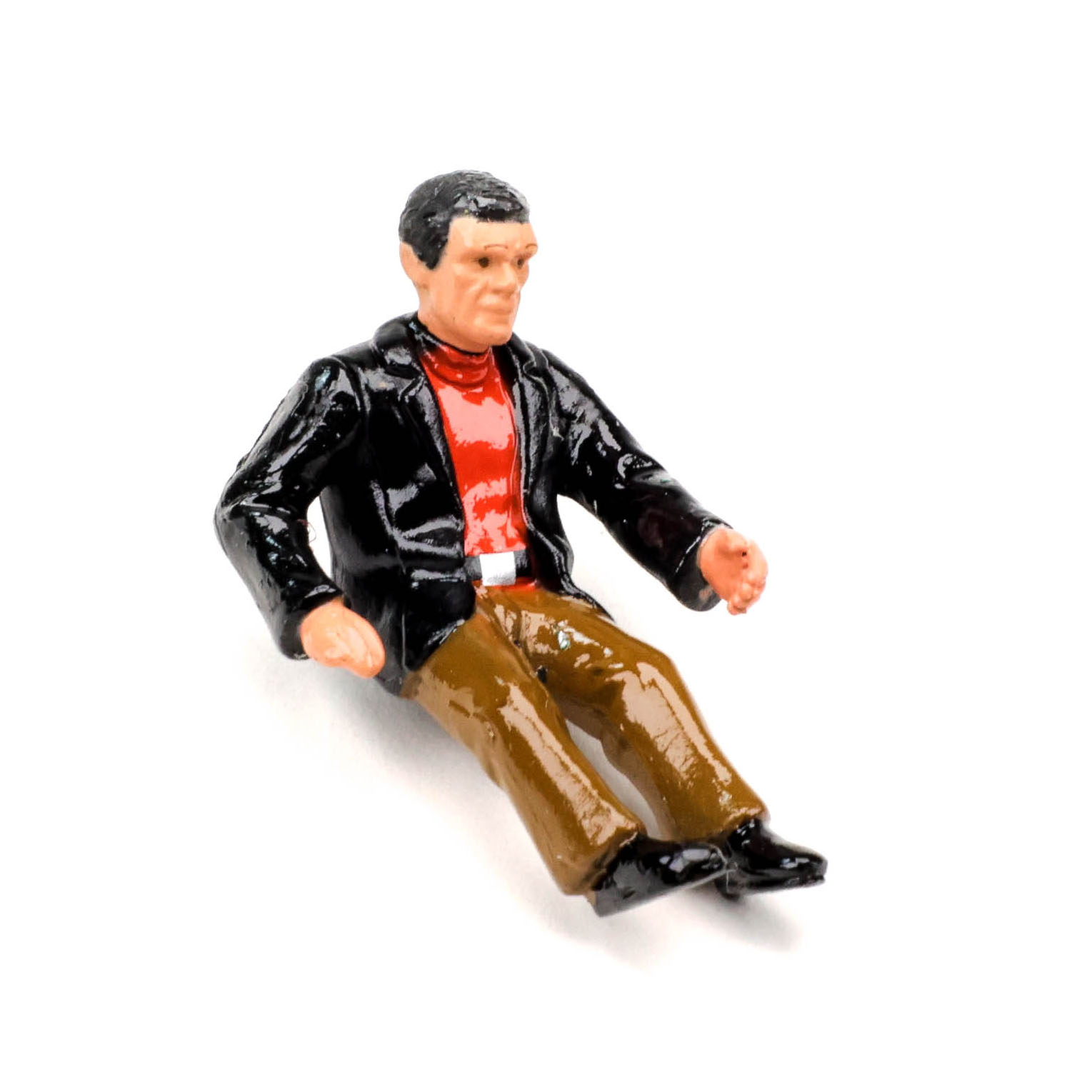 Pioneer FD201333 - Painted Driver Figure, Casual Dress, Black Jacket/Red Shirt