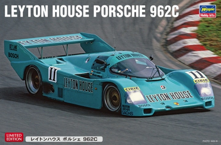 Hasegawa HAS-20411 - Porsche 962C 'Leyton House' - 1/24 Model Kit