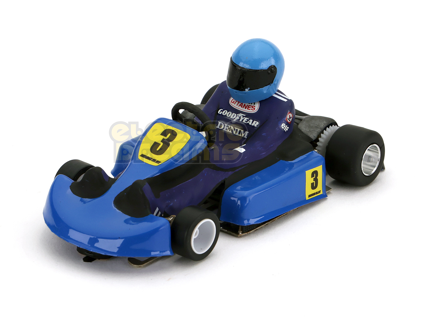 Nonno Slot Kart KK04P - Light Blue - Decorated