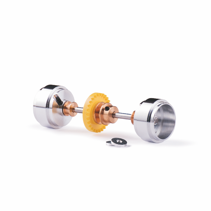 Slot.it KK07C - Axle Assembly Starter Kit - Inline - 28T - 17.3 x 9.75mm Wheels