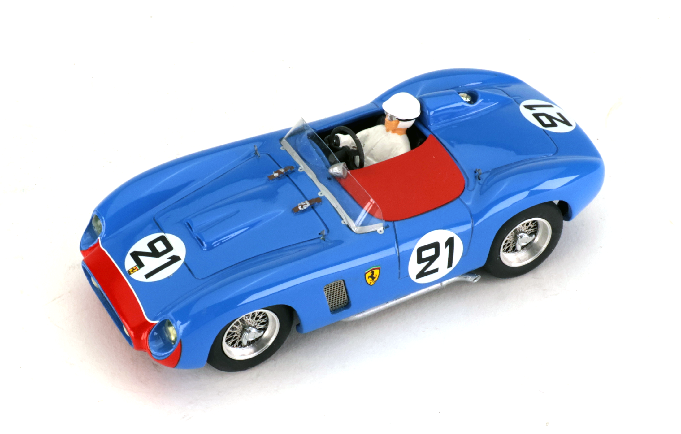 MMK 53-21 Ferrari TR500, #21 blue, LeMans 1956