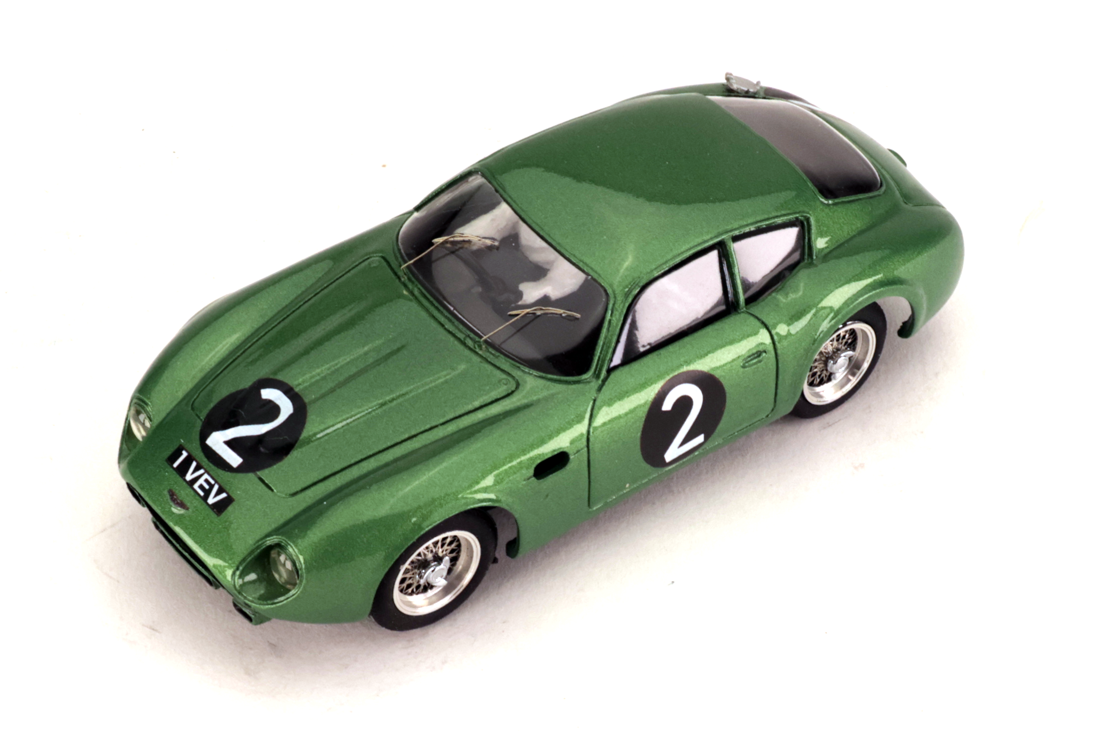 MMK84B 1962 Aston Martin DB4 GTZ ‘Zagato’ Goodwood TT no. 2 green, dnf, driver Jim Clark