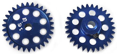 MR Slotcar MR6129 - Sidewinder Gear - 29T - 16.5mm diameter - Blue Ergal