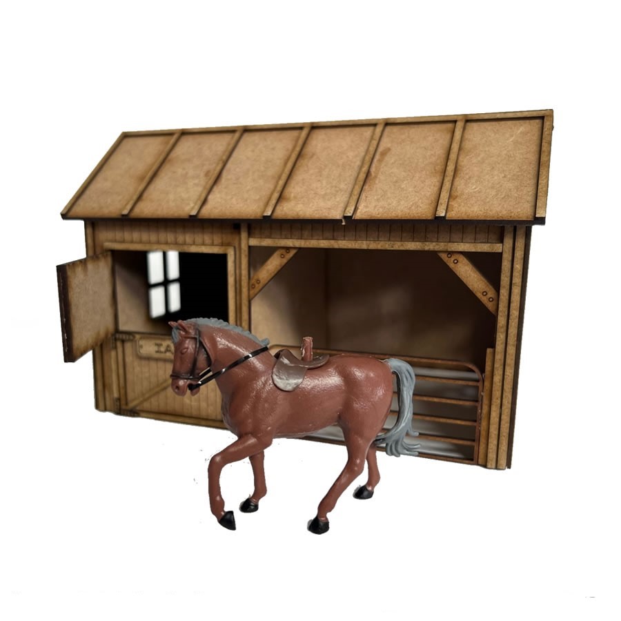 Magnetic Racing MRA053 - Single Horse Stable & Grooming Area