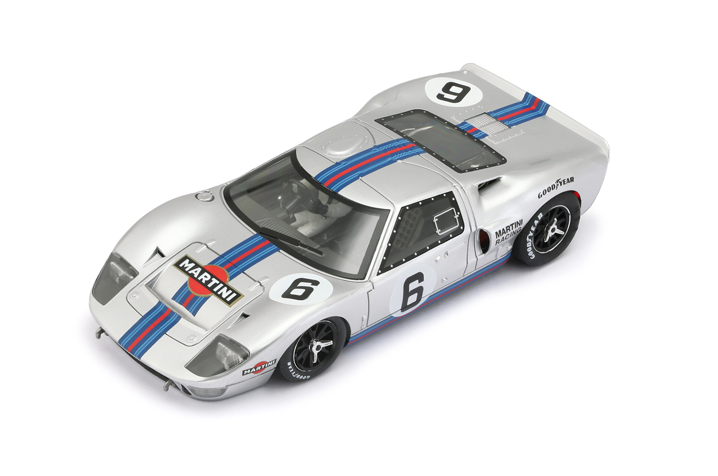 NSR 0141SW - Ford GT40 MkI, Martini Racing #6 Silver - TAMPO