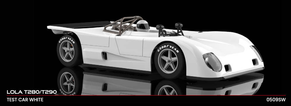 NSR 0509SW - PRE-ORDER NOW! - Lola T280/T290 - Test Car White