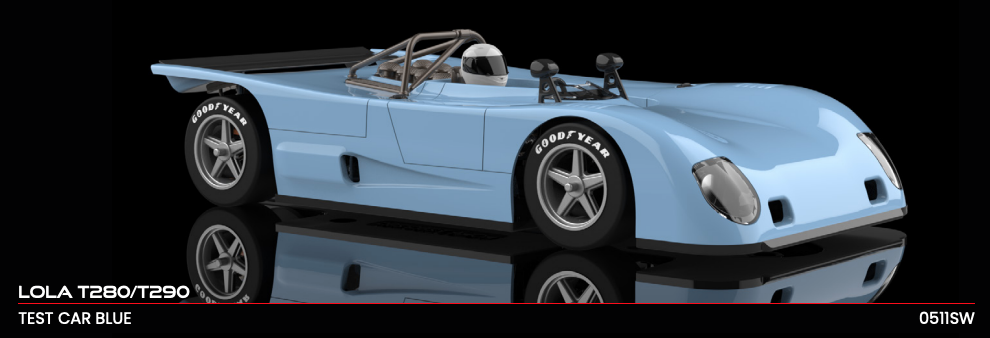 NSR 0511SW - PRE-ORDER NOW! - Lola T280/T290 - Test Car Blue