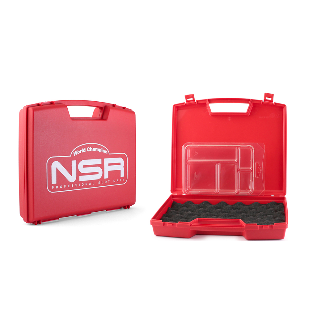 NSR 1991 - Medium Red Carrying Case - 9.4 x 8.0 x 2.0"