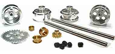 NSR 4209 Front & rear axle kit for NSR sidewinder