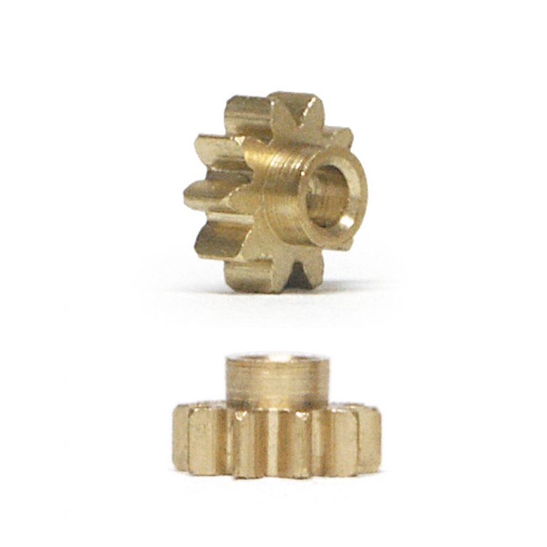 NSR 6910 - 10T Sidewinder Brass Pinion - 6.75mm - Extralight - pack of 2