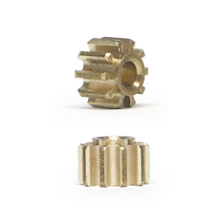 NSR 7010 - 10T Inline Brass Pinion - 5.5mm - pack of 2