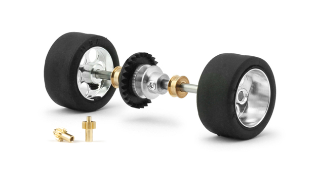 NSR 9138EVO3 - Racing Rear Axle Kit with EVO3 Gears - Ultralight - for NSR Formula 22/26