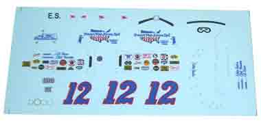 ODG041 Decals for Dean Van Lines Special, Eddie Sachs