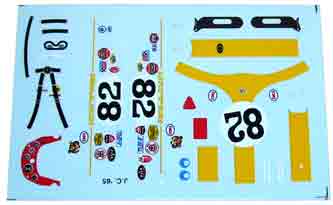 ODG117 Decals for Lotus 38 Jim Clark 1965 Indy 500 winner