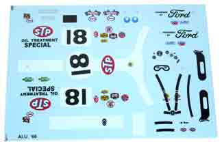 ODG120 Decals for Lotus 38 Al Unser 1966 Indy 500