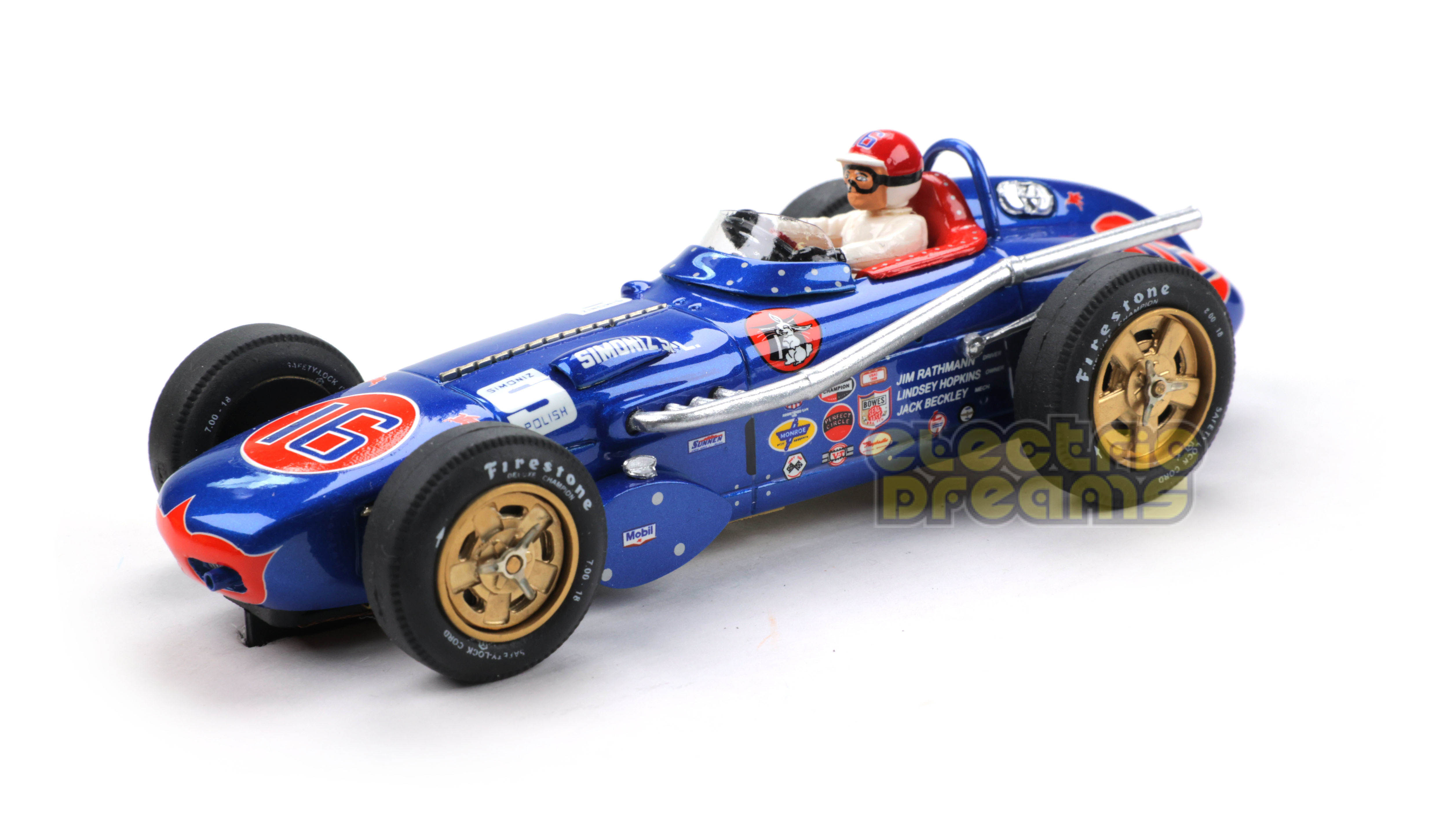 Slot Indy by Ostorero ODG240 - Watson-Simoniz #16 - '59 Indy 500 - Jim Rathmann