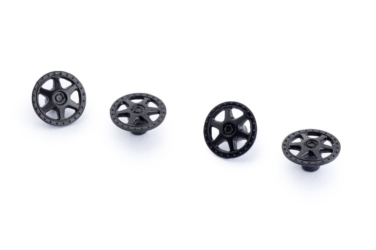 Slot.it PA81 - Wheel Inserts - RAYS 6-Spoke type - for 15.8/16.5mm wheels - pack of 4