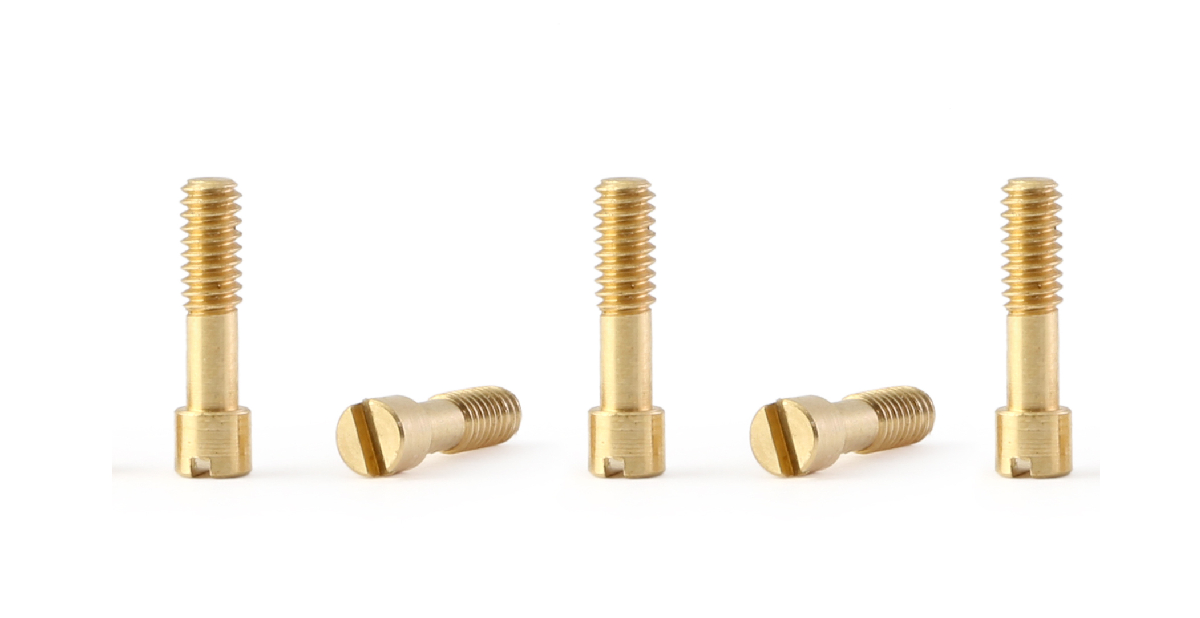 Policar PCH06 - Screws, M2 x 7mm, brass, pack of 5 - for F1