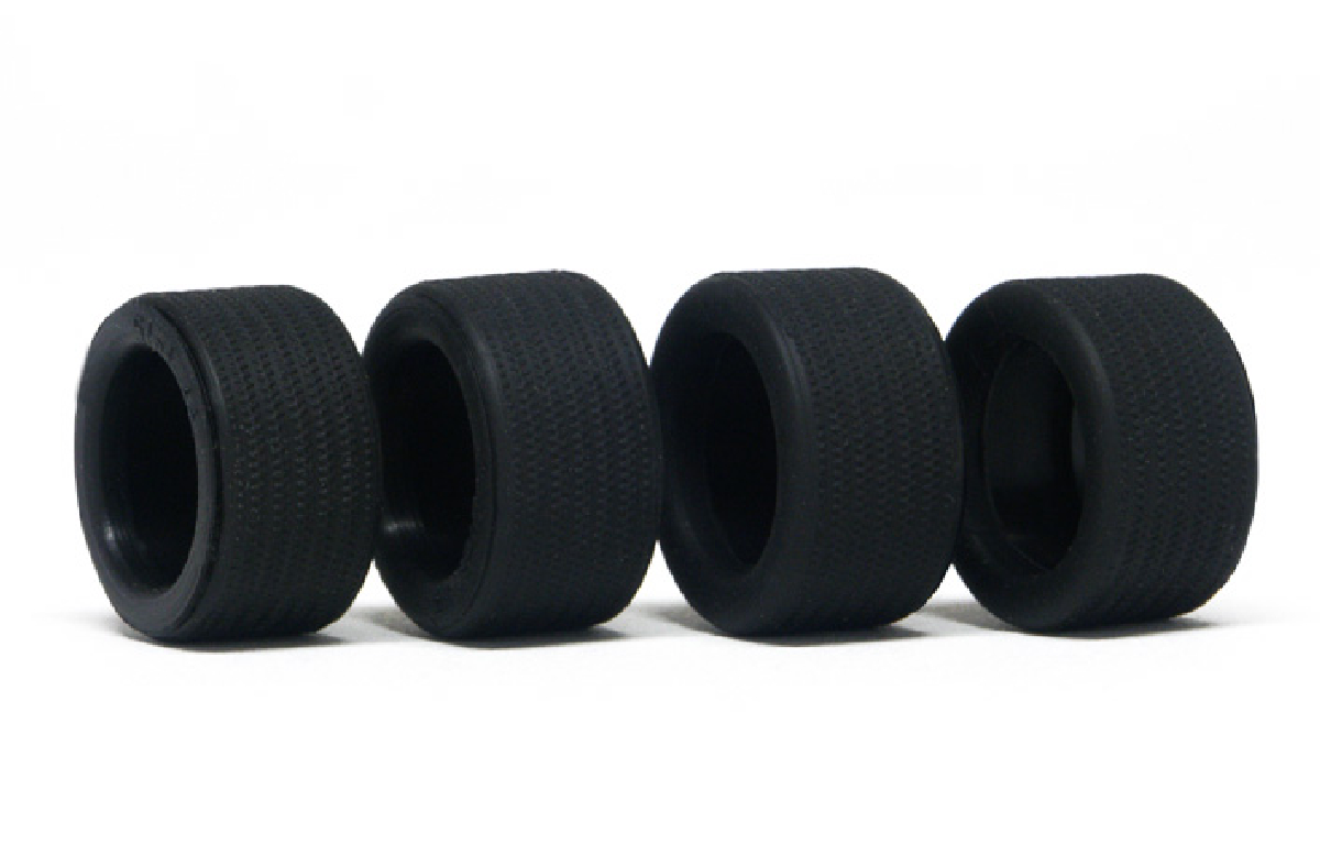 Slot.it PT2120C1 - C1 Compound Threaded Tires - 20 x 10.5mm, 19.5 x 10mm - 2 Fronts/2 Rears - DISC.