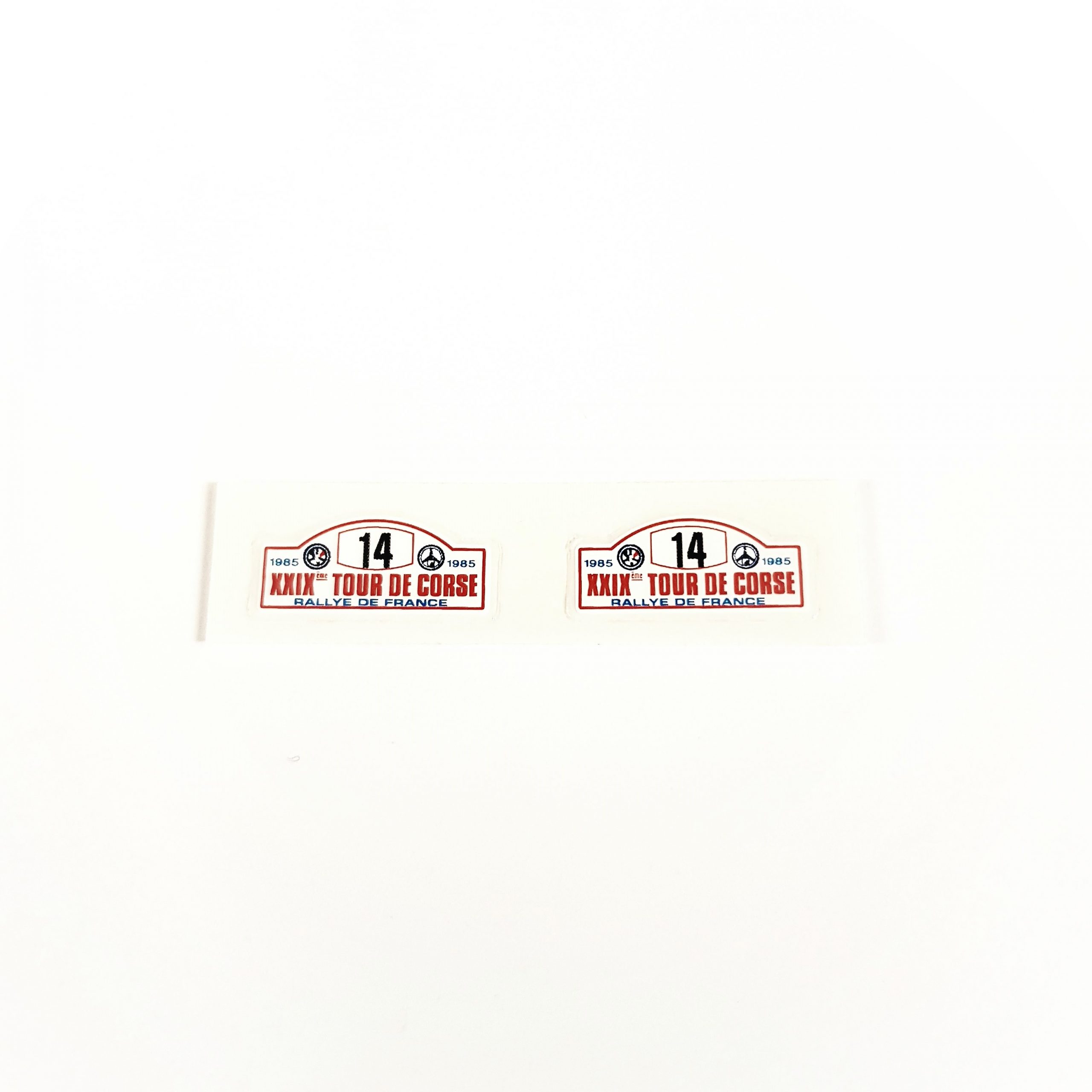 SRC RC0166 - Decals for '85 Rally Tour de Corse France #14