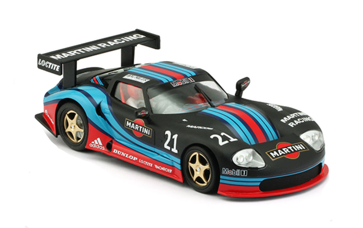 Revo Slot RS0072 - Marcos LM600 GT2 - Martini Black #21