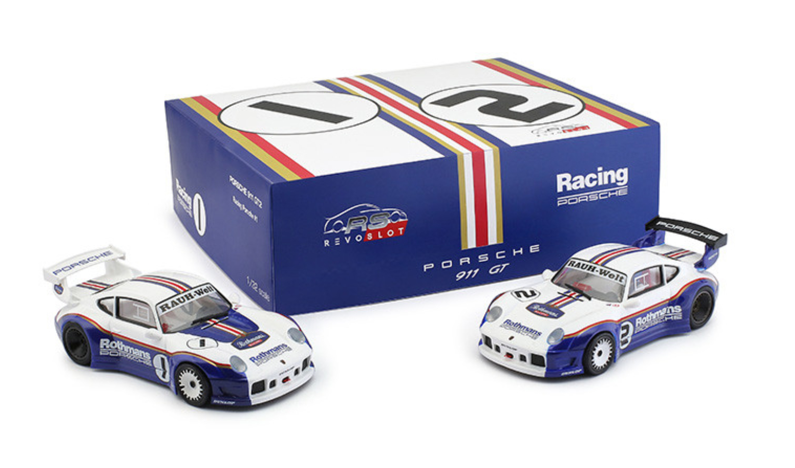 Revo Slot RS0119 - Porsche 911 GT2 - Rothmans - TWIN PACK