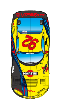 Revo Slot RS0259 - PRE-ORDER NOW! - Dodge Viper GTS-R - Martini Yellow #92