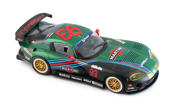 Revo Slot RS0260 - PRE-ORDER NOW! - Dodge Viper GTS-R - Martini Green #93