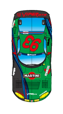 Revo Slot RS0260 - PRE-ORDER NOW! - Dodge Viper GTS-R - Martini Green #93