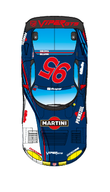 Revo Slot RS0262 - PRE-ORDER NOW! - Dodge Viper GTS-R - Martini Blue #95