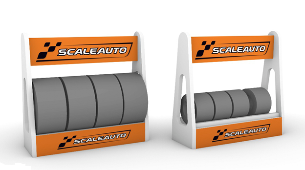 Scaleauto SC-10248A - Tire Rack - Scaleauto - pack of 2 - Click Image to Close