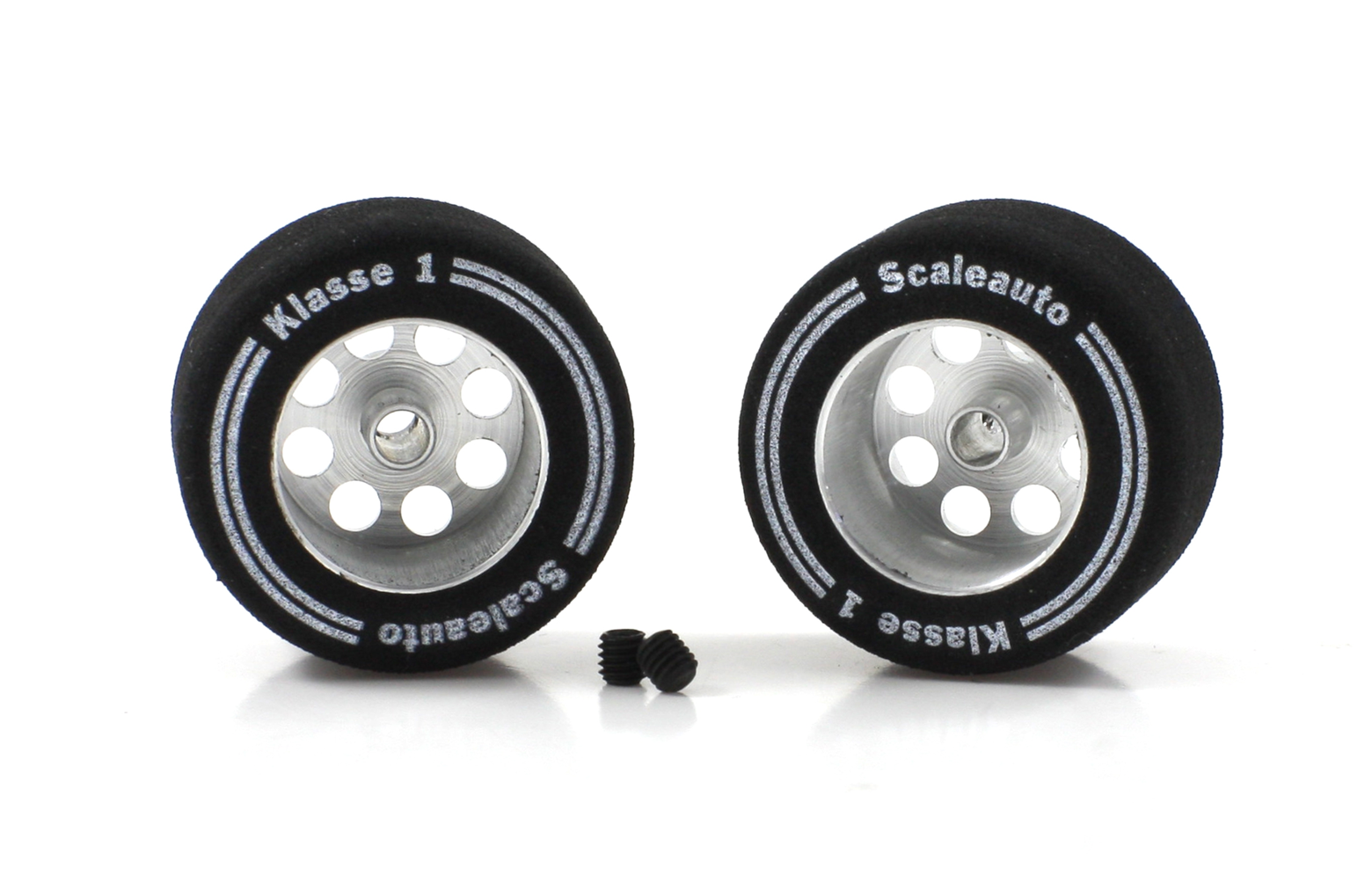 ScaleAuto SC-2122P - ProComp Sponge Tires 26.2 x 16mm + Aluminum Wheels 16mm OD - for 3mm axles