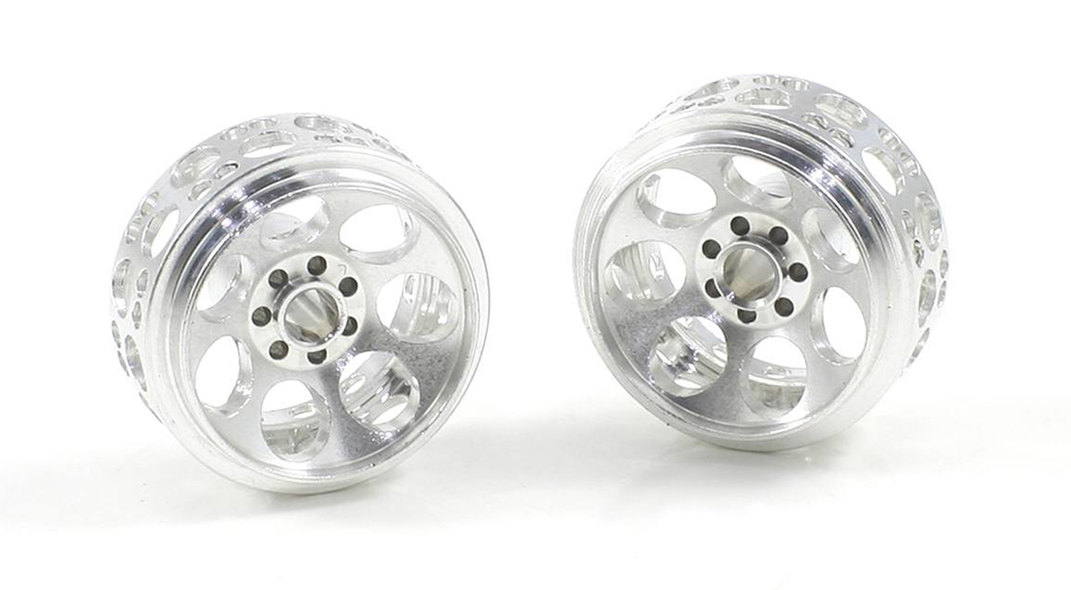 Scaleauto SC-4051D25 - Aluminum Wheels - Monza-2 Design - 16.2 x 10mm - pair