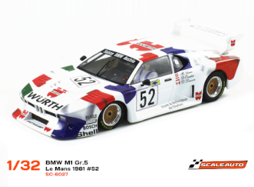 Scaleauto Home Series SC-6027 - BMW M1 Gr.5 #52 - Würth