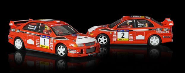 Scaleauto R-series SC-6317R - Mitsubishi Evo VI - Freddy Loix #2 - '99 Rally Catalunya